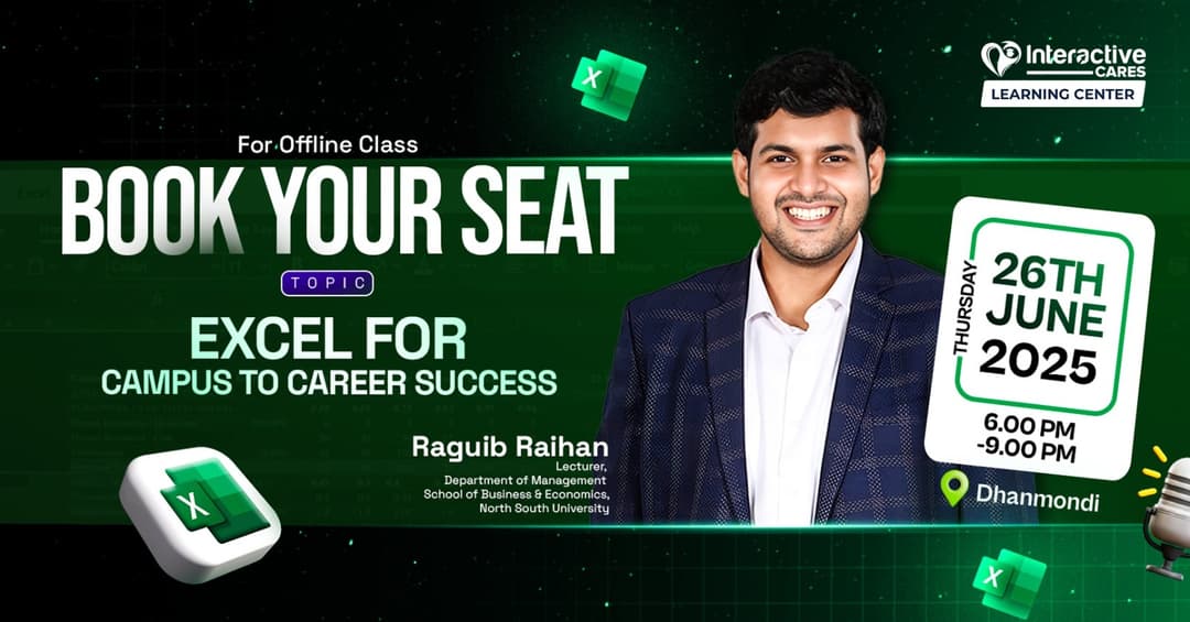 Offline Workshop On Excel Essentials: From Classroom to Career