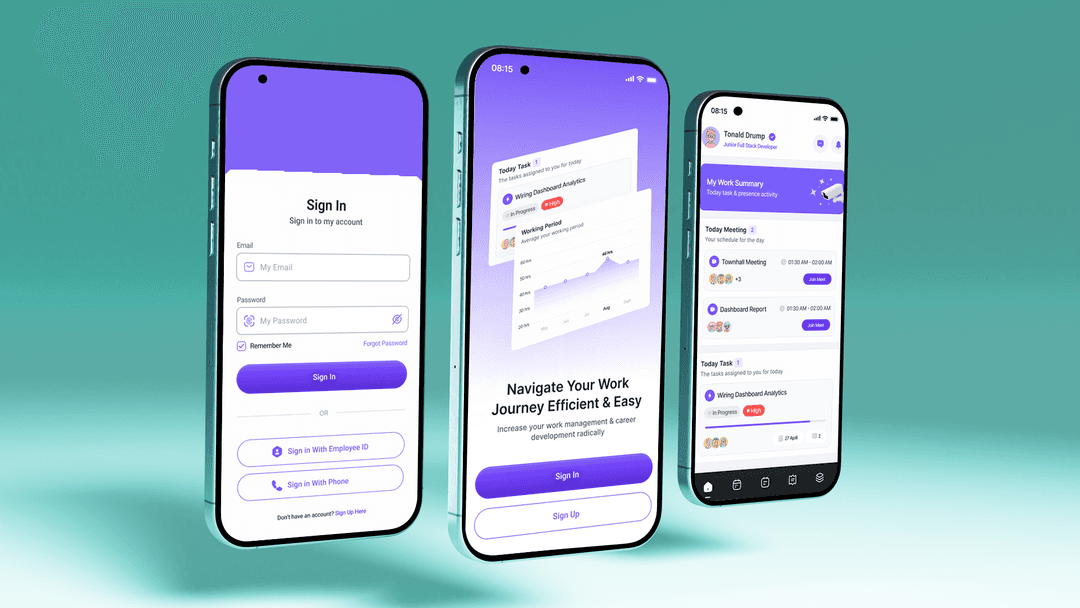 HR Management & Task Management for Mobile Apps