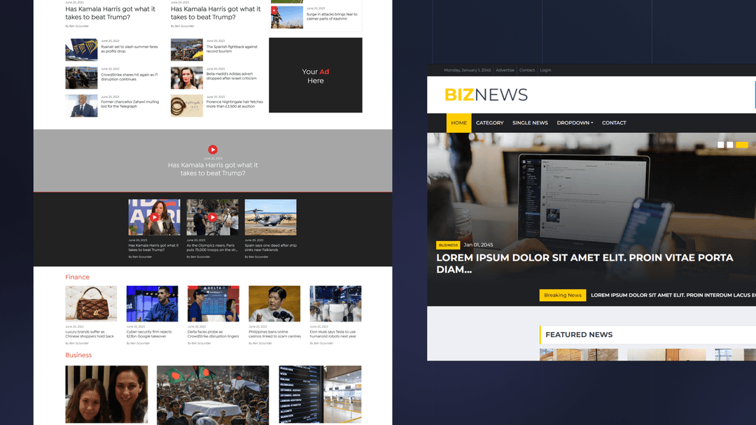 News Portal Website