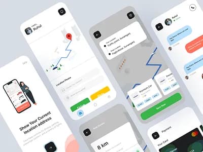 Ride Share App UI